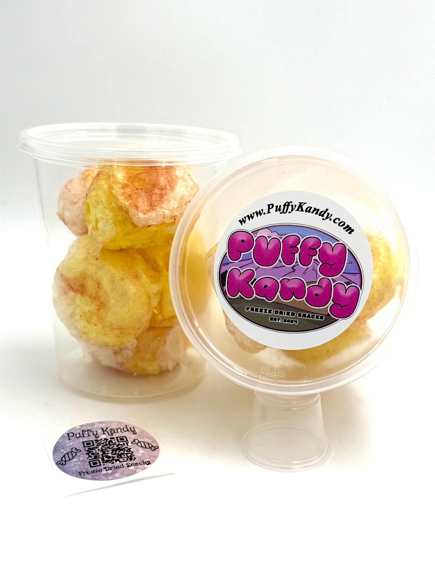 Flavored Gummy Rings dipped in Chamoy - Freeze Dried