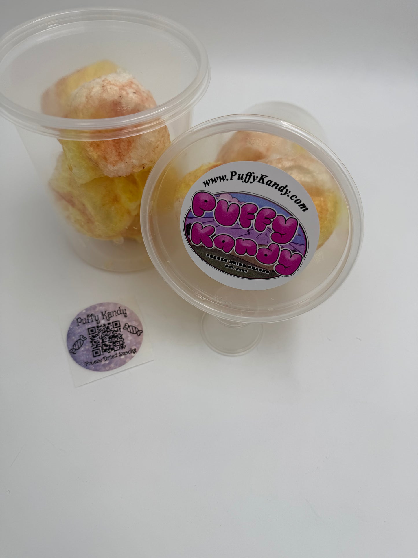 Flavored Gummy Rings dipped in Chamoy - Freeze Dried